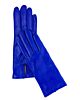 Ladies Silk Lined Gloves Blue