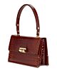 Kelly Bag - Croc Cognac