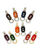 Lucky coin double keyring